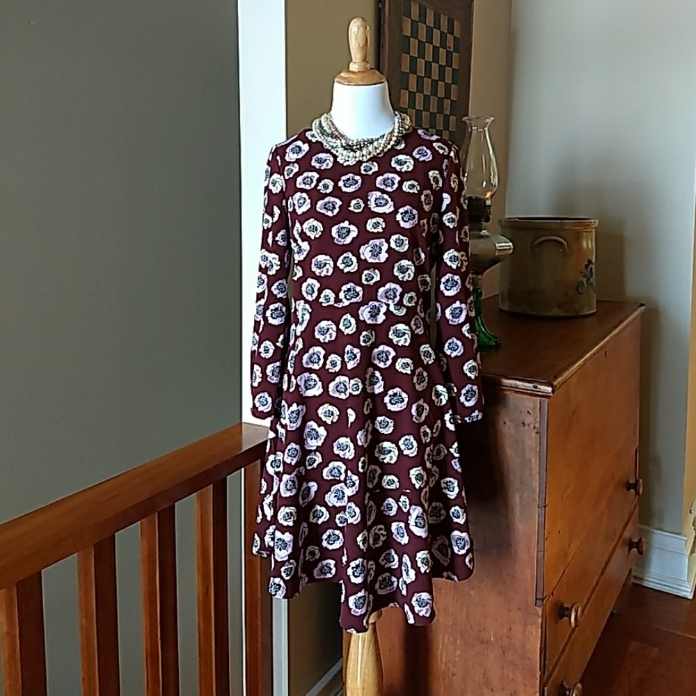 Loft Petite Print Dress